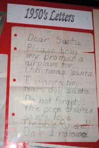 Santa Claus Museum Letters to Santa